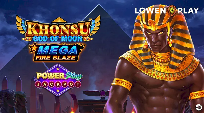 Mega Fire Blaze: Khonsu God of Moon Power Play