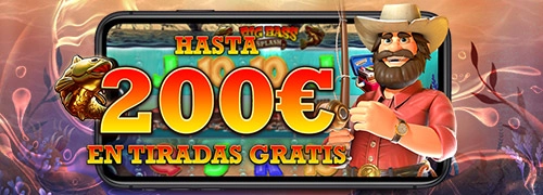 ¡HASTA 200 € EN TIRADAS GRATIS!