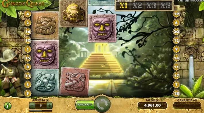 Gonzo's Quest gameplay