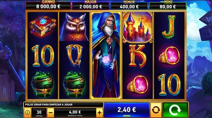 Blue wizard gameplay